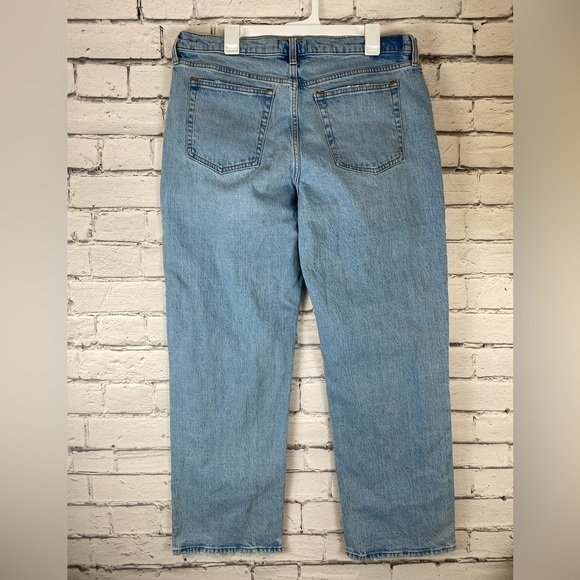 Abercrombie & Fitch Low Rise Baggy Fit Jeans Light Wash size 14 NWT - Picture 10 of 13